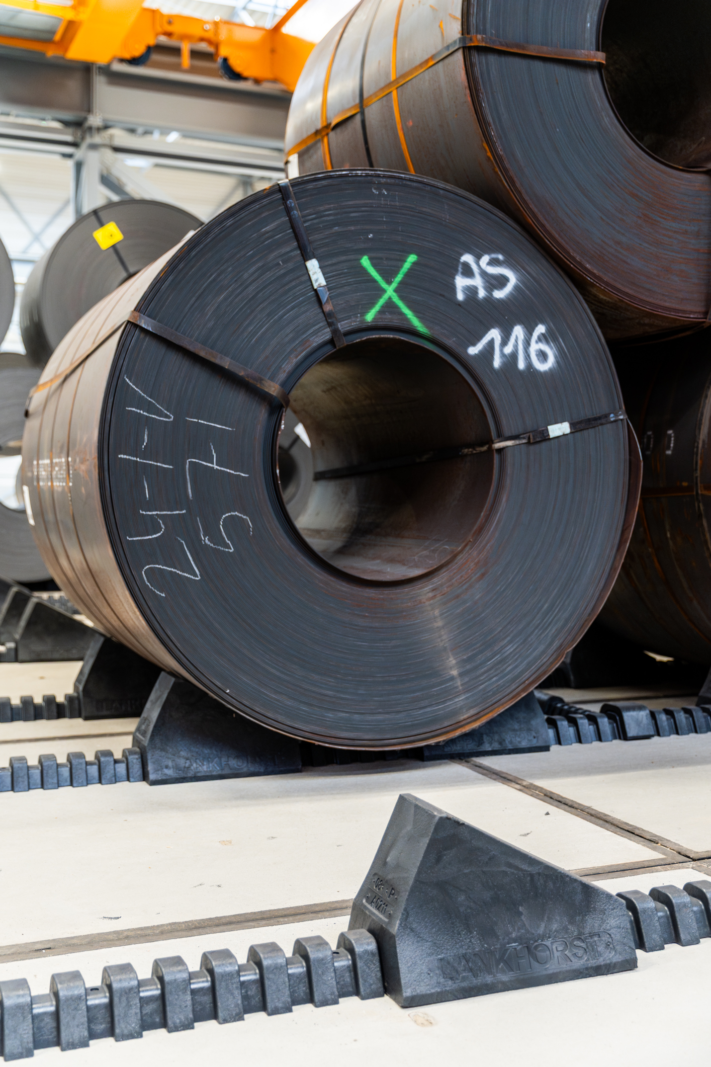 KLP® RollStop System voor veilige coil opslag